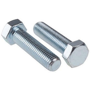 Болт шестигранный М4х10 DIN 933 класс прочности 5.8 оцинкованная сталь